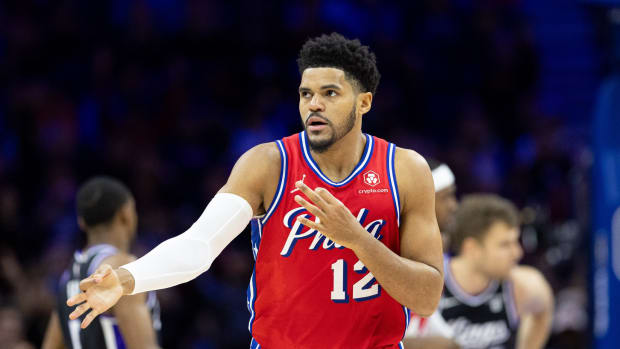 Tobias Harris achieved a new personal accomplishment against the Kings on Friday.